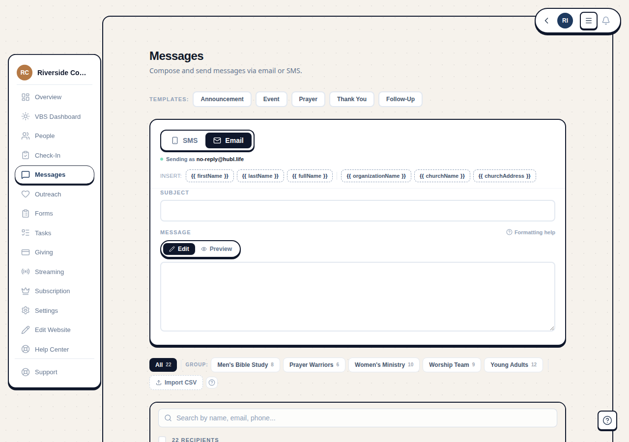 Ministry does not stop after Sunday service or one event.